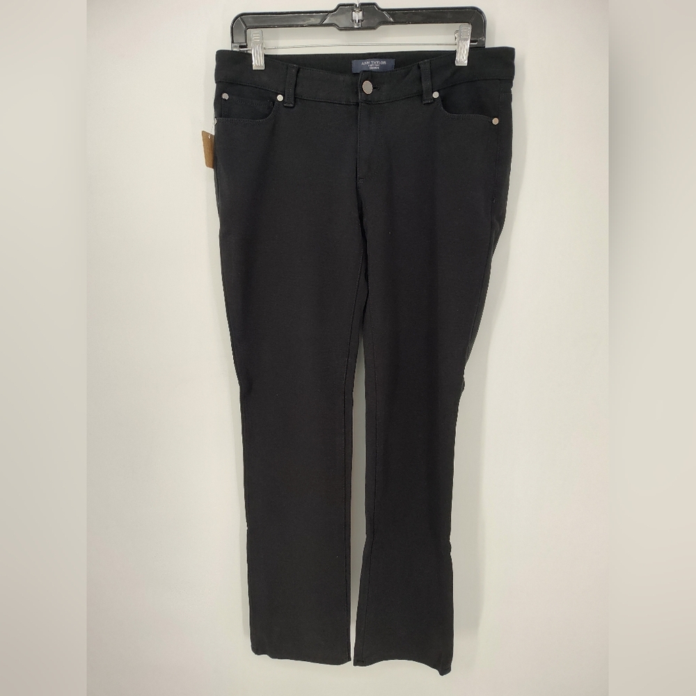 Ann Taylor Denim Modern Slim Black Jeans Women's 8